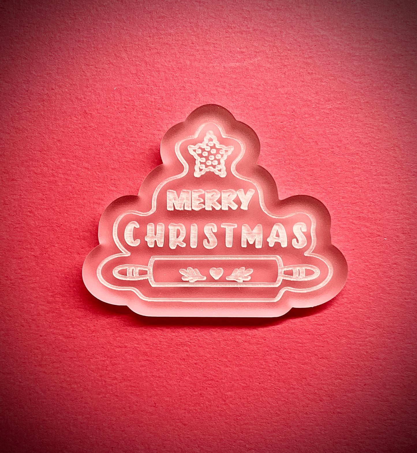 CookieMerryChristmas!AcrilicStamp