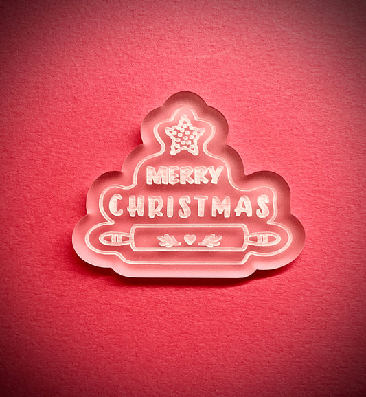 CookieMerryChristmas!AcrilicStamp