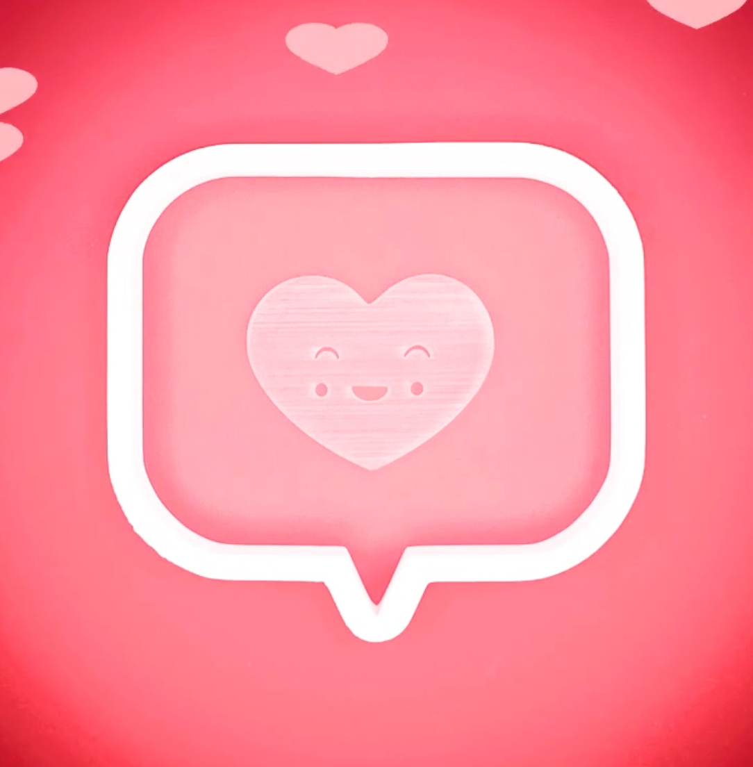 EmoticonLove!AcrilicStamp