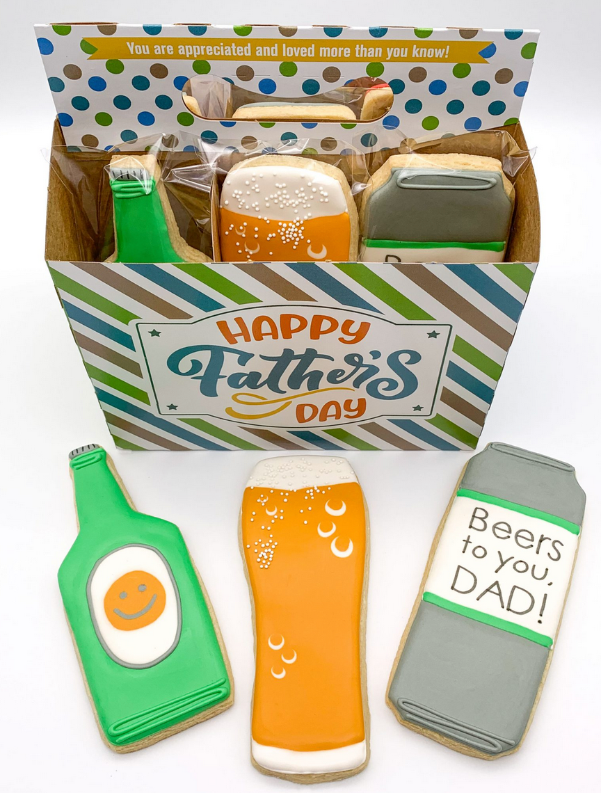 Father’s Day Cookie Caddy - made by Miss Cookie Packaging