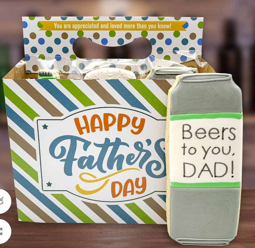 Father’s Day Cookie Caddy - made by Miss Cookie Packaging