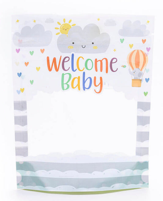 "Welcome Baby"Cookie Pouches  made by Miss Cookie Packaging 1 pz