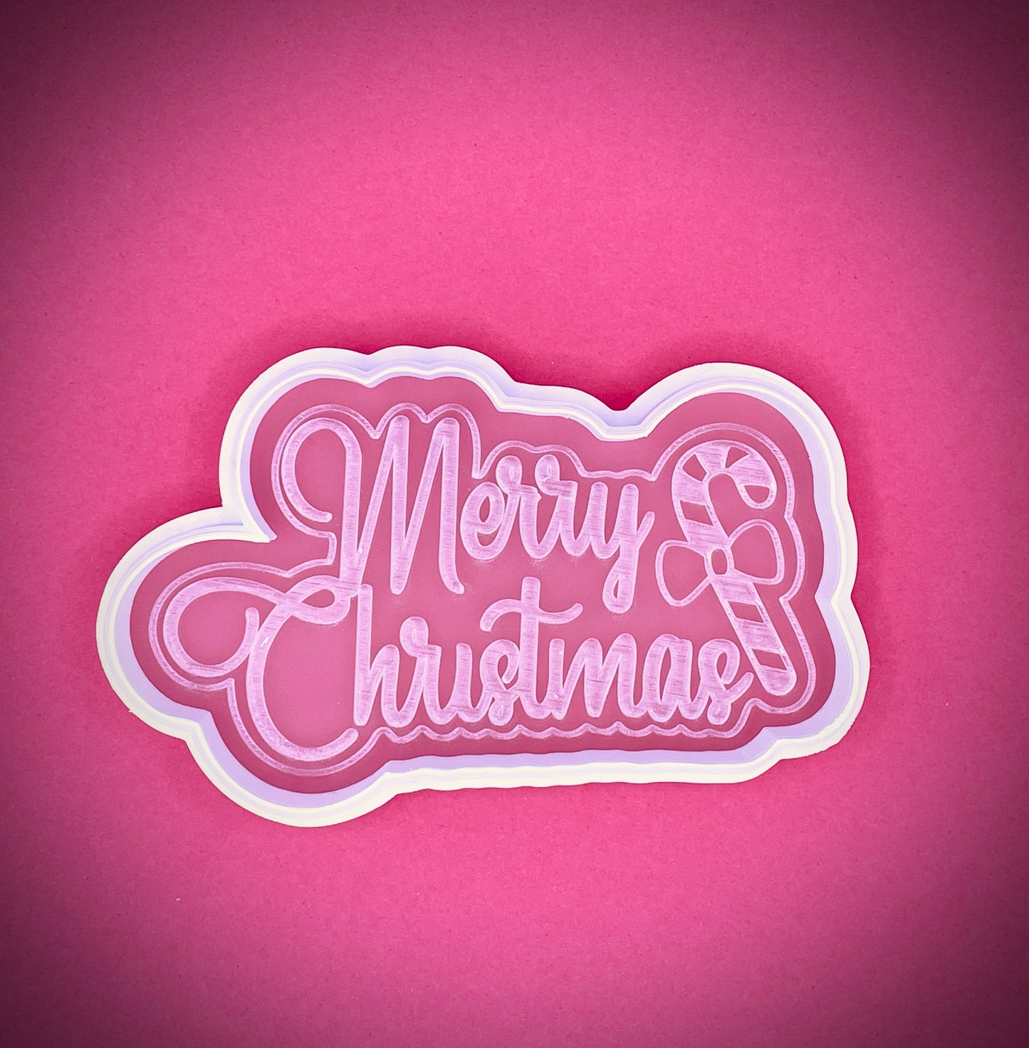 MerryChristmasCandyCane!AcrilicStamp