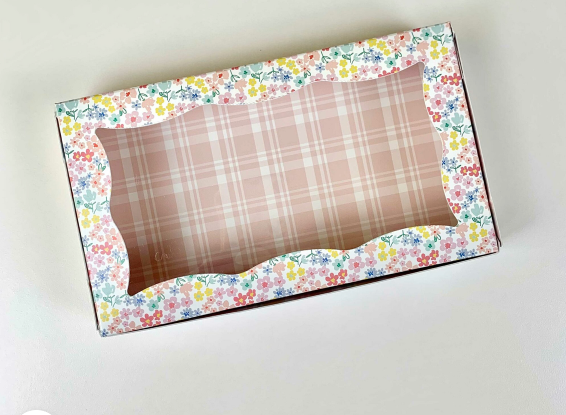 SMALL Bakery Box – Spring Floral - made by Miss Cookie Packaging 1 pezzo