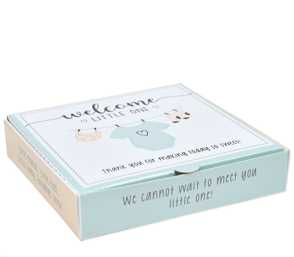 Cookie Box “Welcome Little One” Baby Shower / Mom to Be - made by Miss Cookie Packaging 1 pezzo