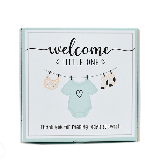 Cookie Box “Welcome Little One” Baby Shower / Mom to Be - made by Miss Cookie Packaging 1 pezzo