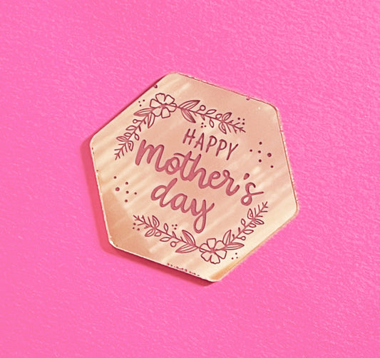 HappyMothersDayAcrilic!Decorazioni CupCake - 6 pz