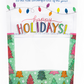 “Happy Holidays!” Cookie Pouches  made by Miss Cookie Packaging 1 pz