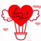 Loveisintheair!AcrilicStamp