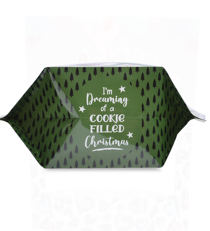 Merry Christmas Cookie Pouches made by Miss Cookie Packaging 1 pezzo