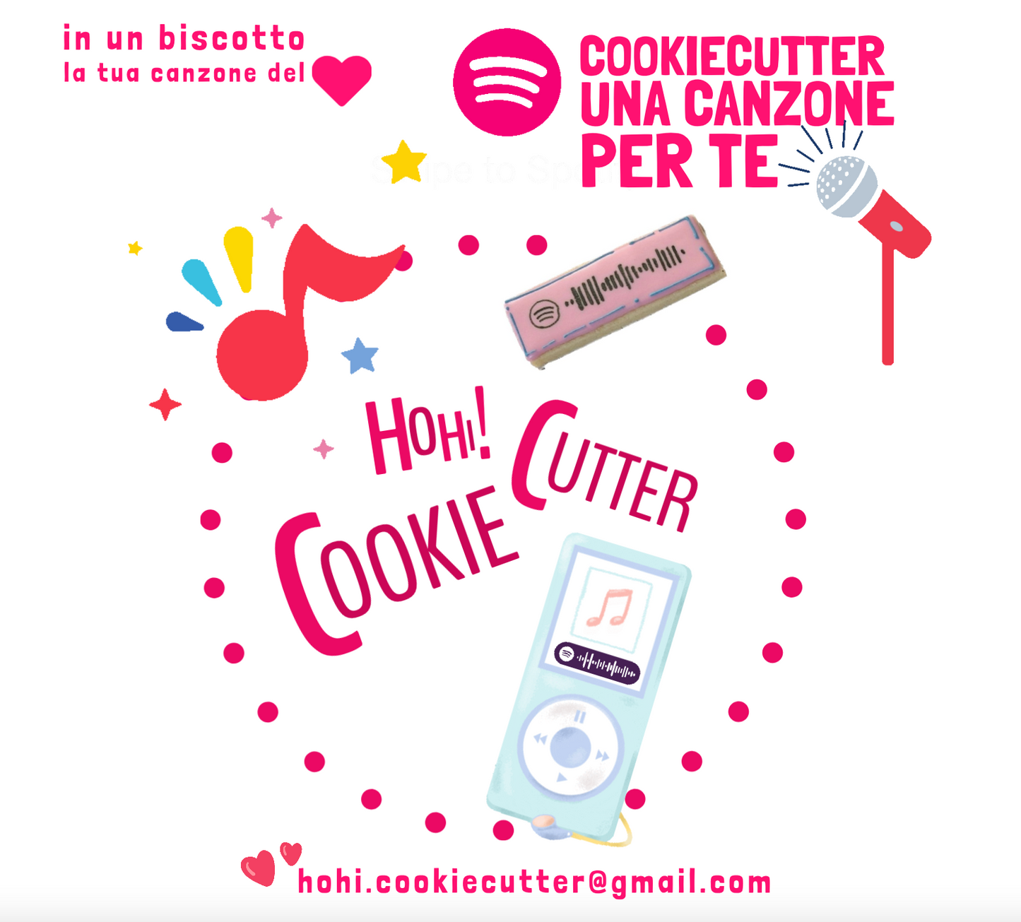 UnaCanzonePerTe! CookieCutter